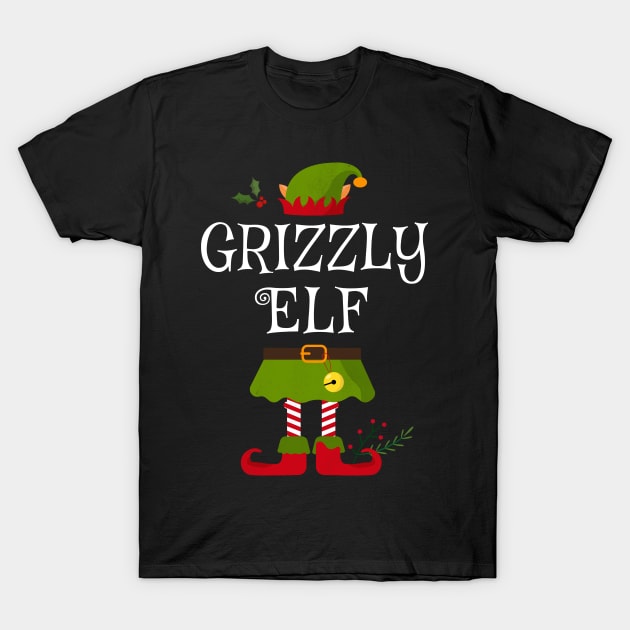 Grizzly Elf Shirt , Family Matching Group Christmas Shirt, Matching T Shirt for Family, Family Reunion Shirts T-Shirt by bkls